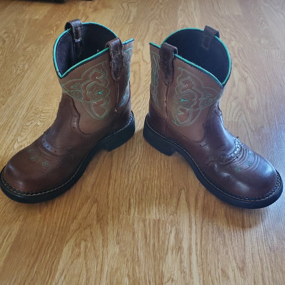 Justin 2D Girls Cowgirl Boots